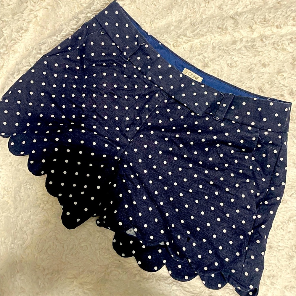 J. Crew Scalloped Shorts